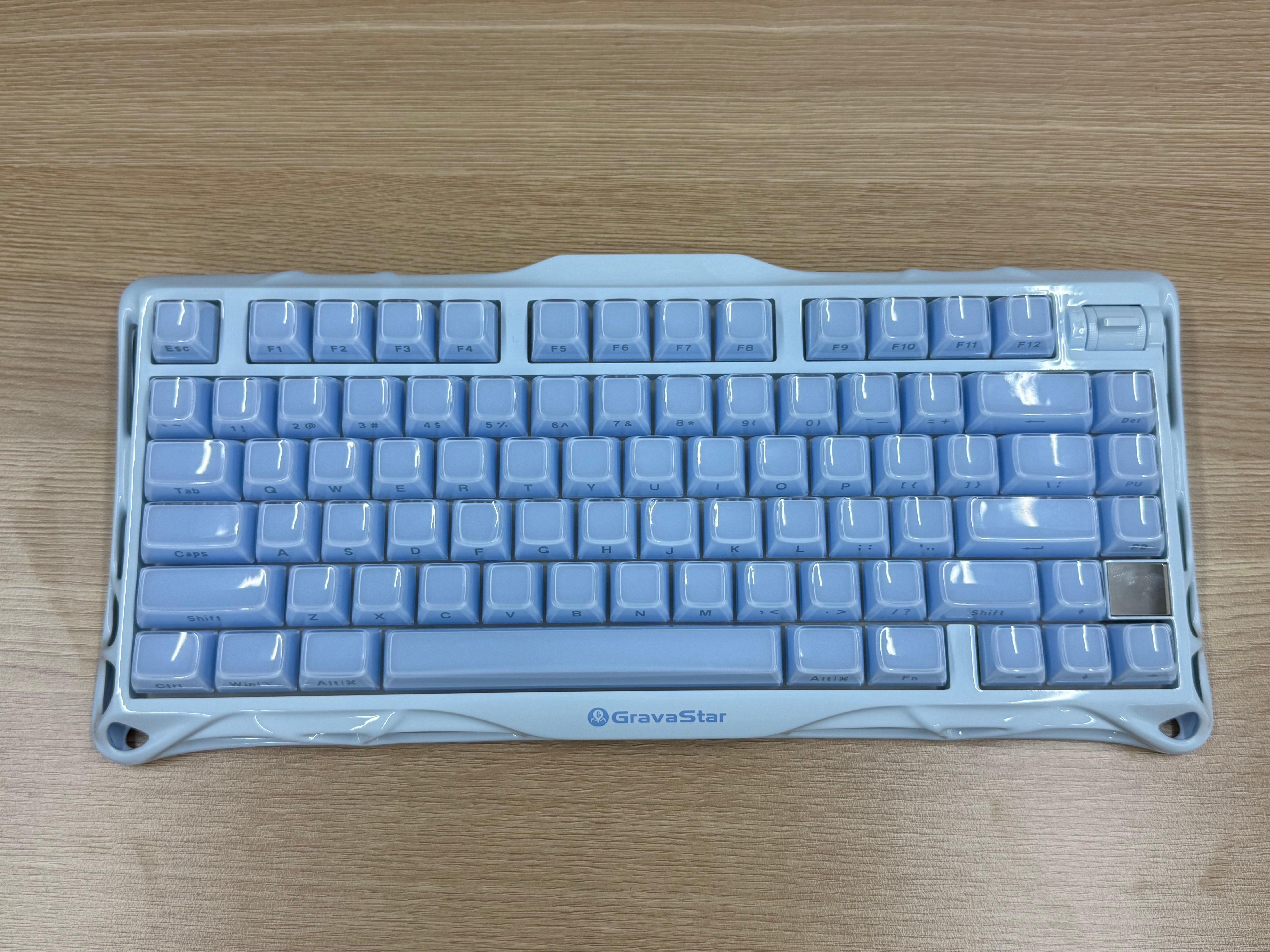 【リファービッシュ品】Mercury K1 ‐ アイスブルー(US配列)ロゴライトの焼き付き、開封済み GS K1_BLU-0003-3