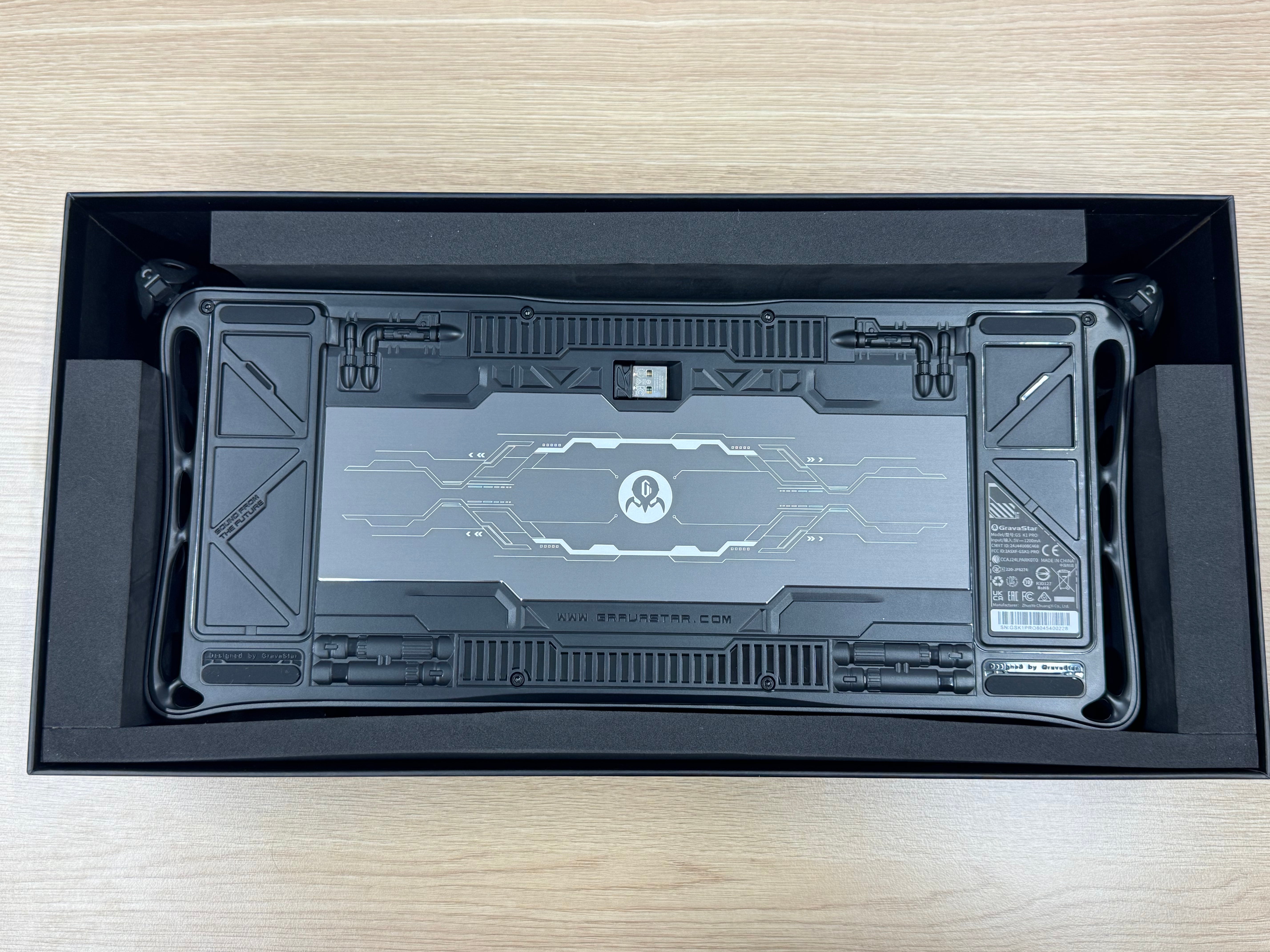 【リファービッシュ品】Mercury K1 Pro - サイバーフレア(US配列)開封済み、仕様痕跡あり GS K1 PRO_BO_BLK-0001-2