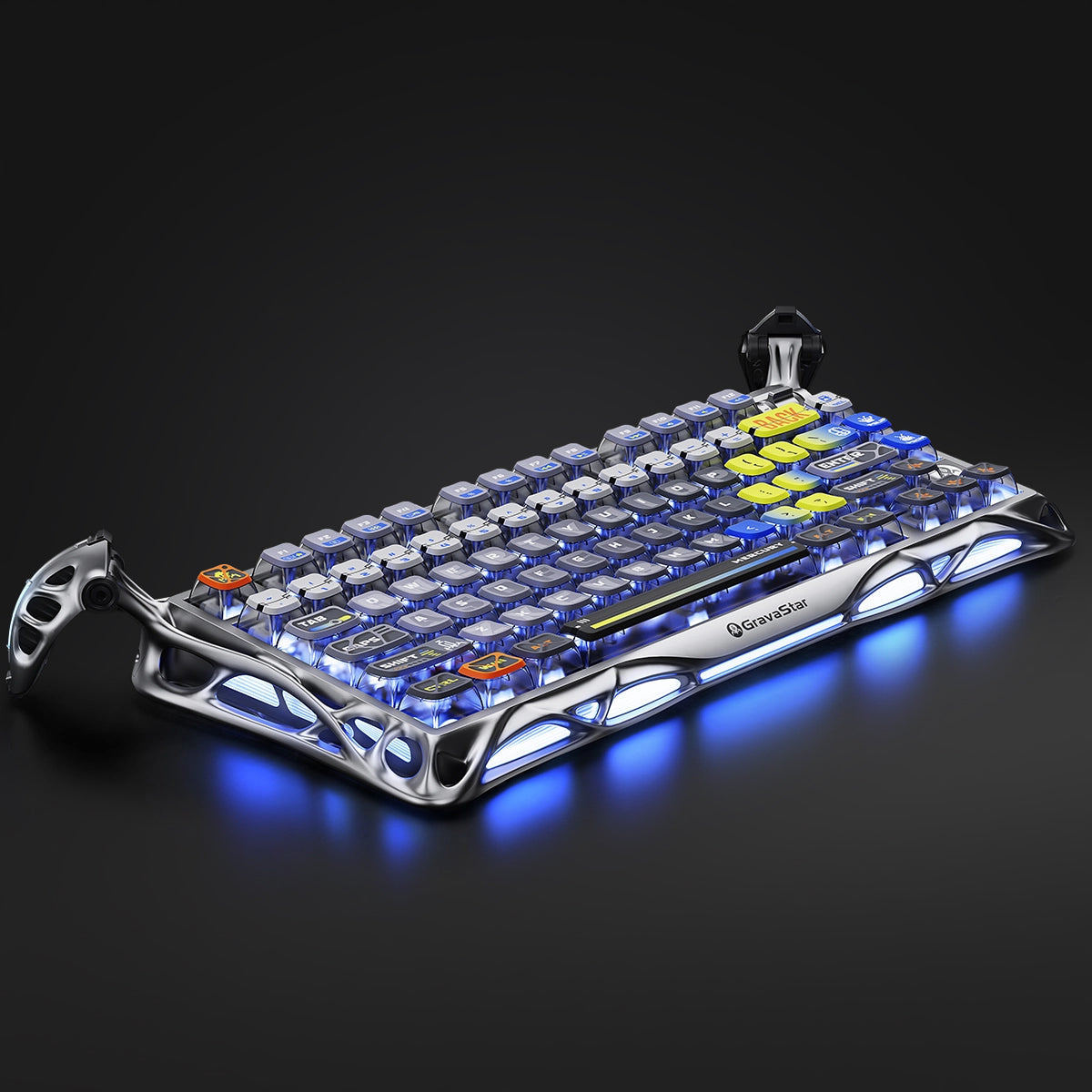 Mercury K1 Pro インターステラーシルバー 75%ゲーミングメカニカル Mercury K1 Pro インターステラーシルバー 75%ゲーミングメカニカル