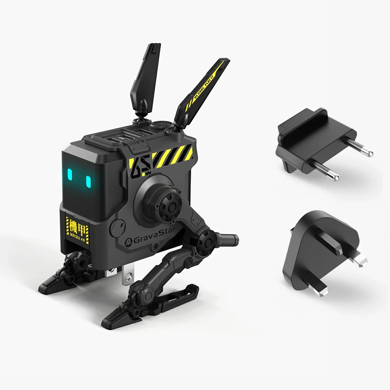 Alpha65 GaN 65W ウォールチャージャー - チャコールグレー