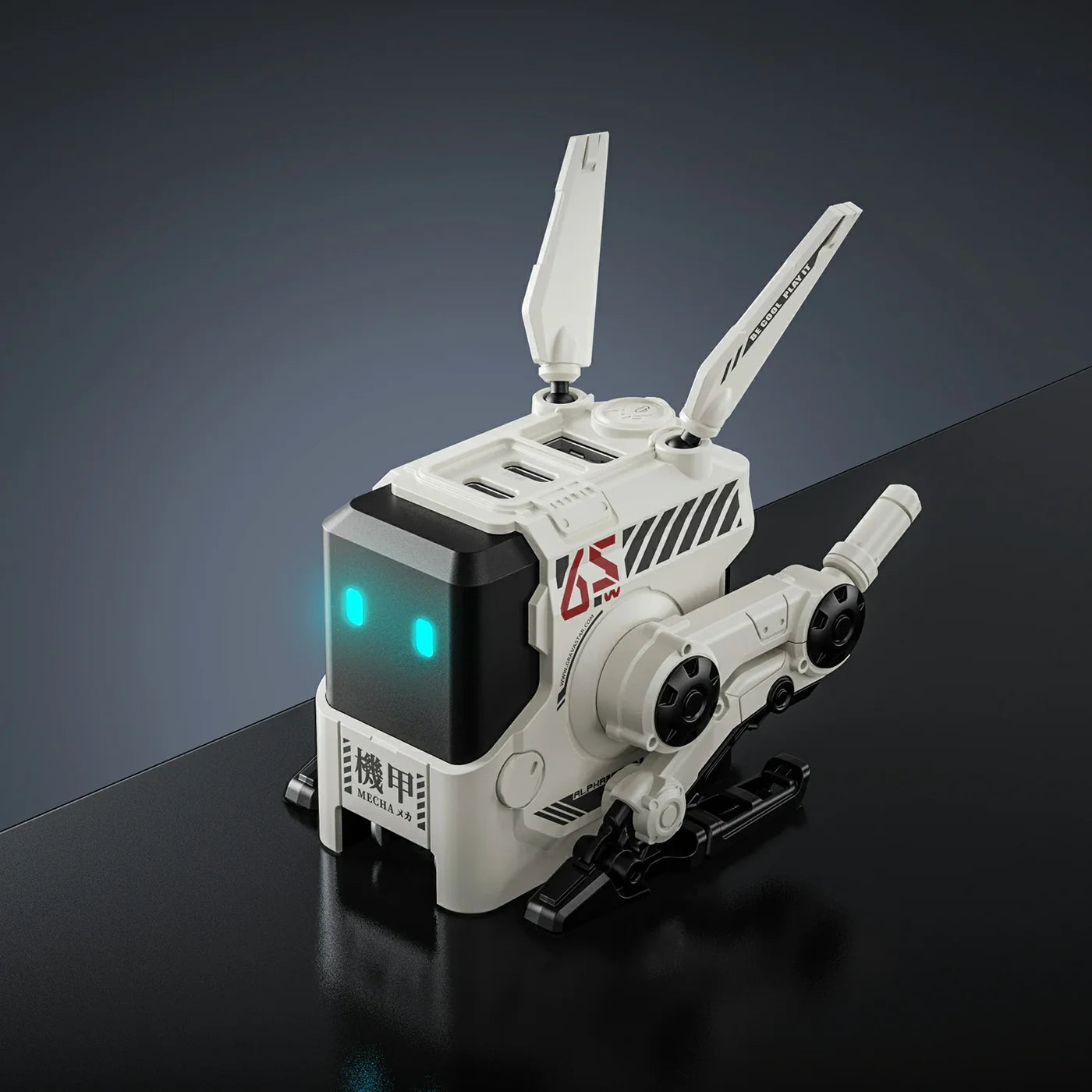 Alpha65 GaN 65W ドーンホワイト & 電源タップセット