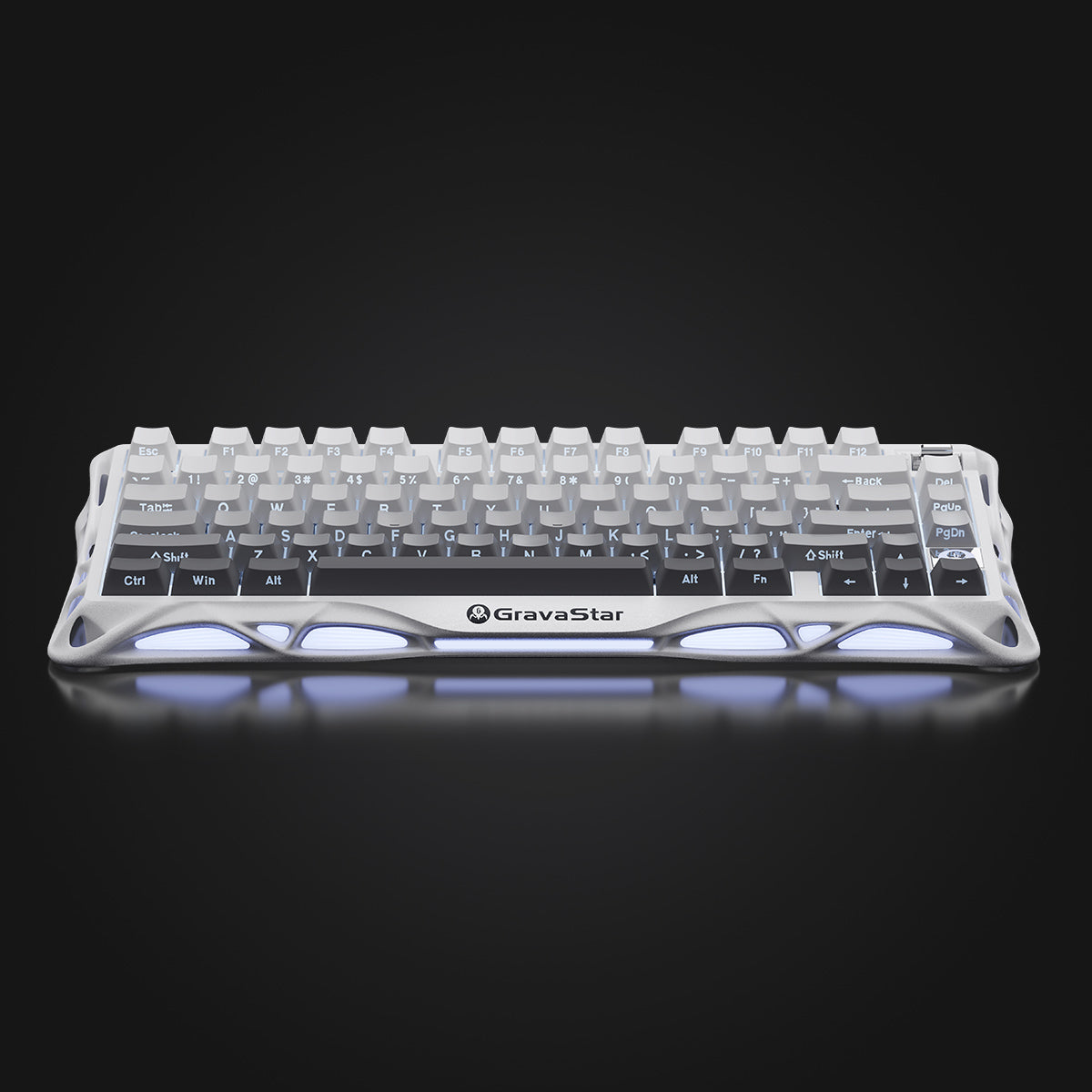 GravaStar Pro ゲーミングセット - グラデーションホワイト