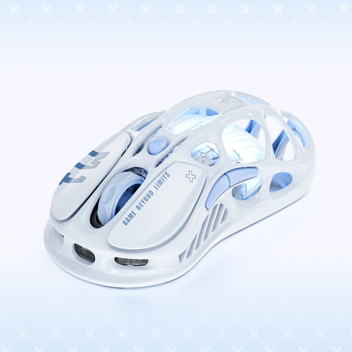 Mercury M1 Pro アイスブルー - GravaStar ゲーミングマウス | 高精度 Mercury M1 Pro アイスブルー - GravaStar ゲーミングマウス | 高精度