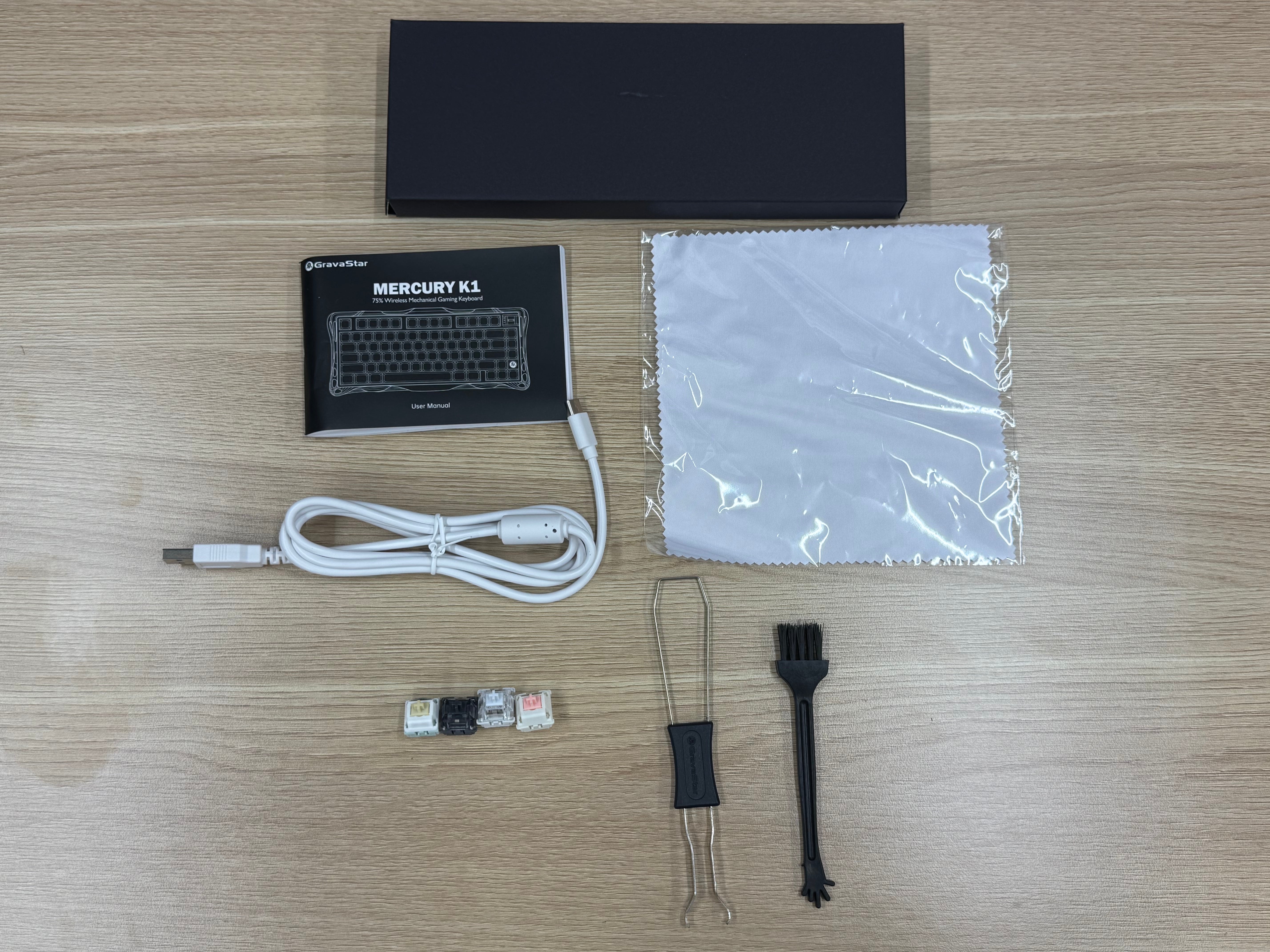 【リファービッシュ品】Mercury K1 ‐ ラベンダーパープル(US配列)開封済み、未使用品 GS K1_PL-0002