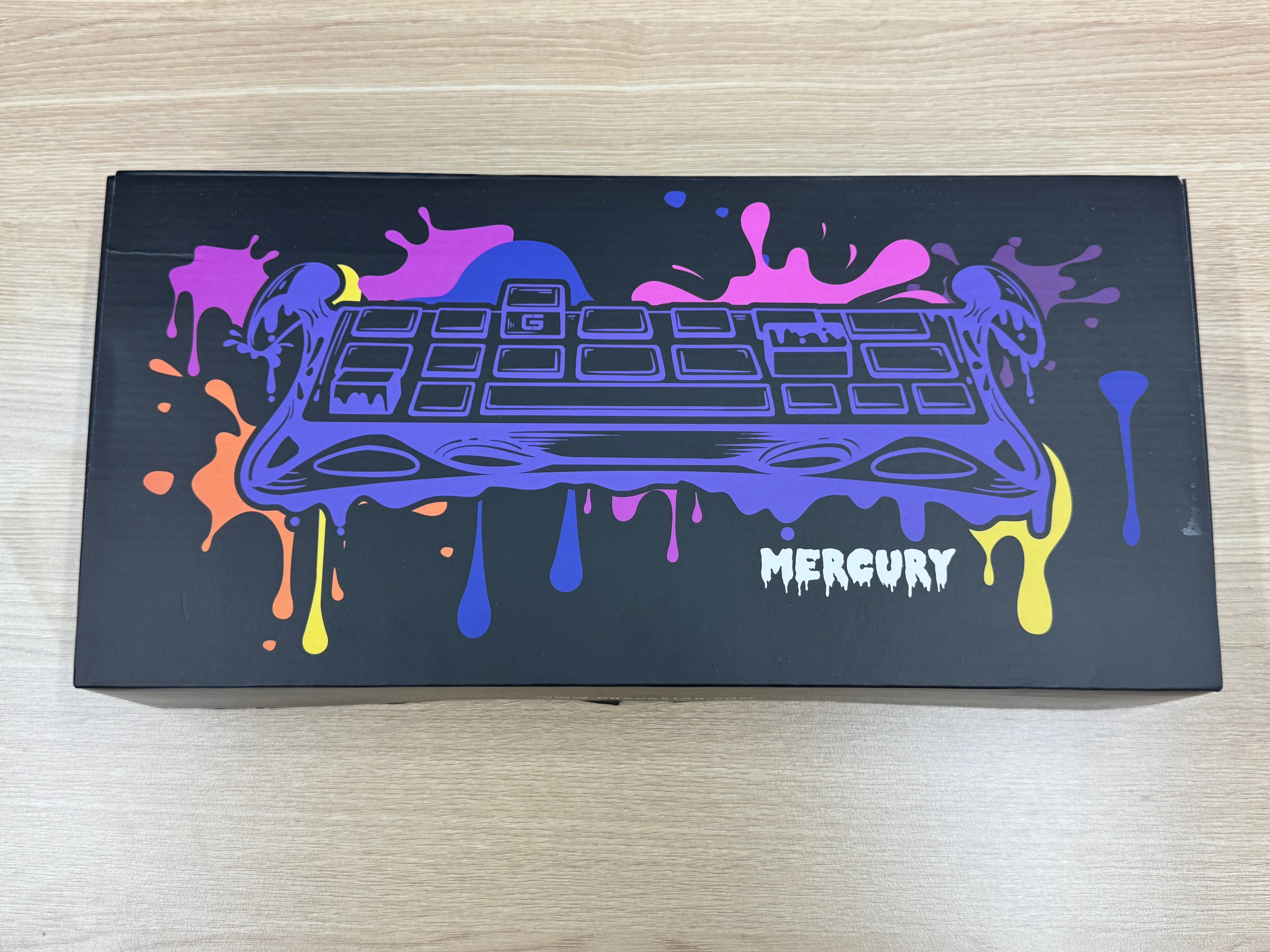 【リファービッシュ品】Mercury K1 ‐ アイスブルー(US配列)ロゴライトの焼き付き、使用痕あり、外装箱無し GS K1_BLU-0001