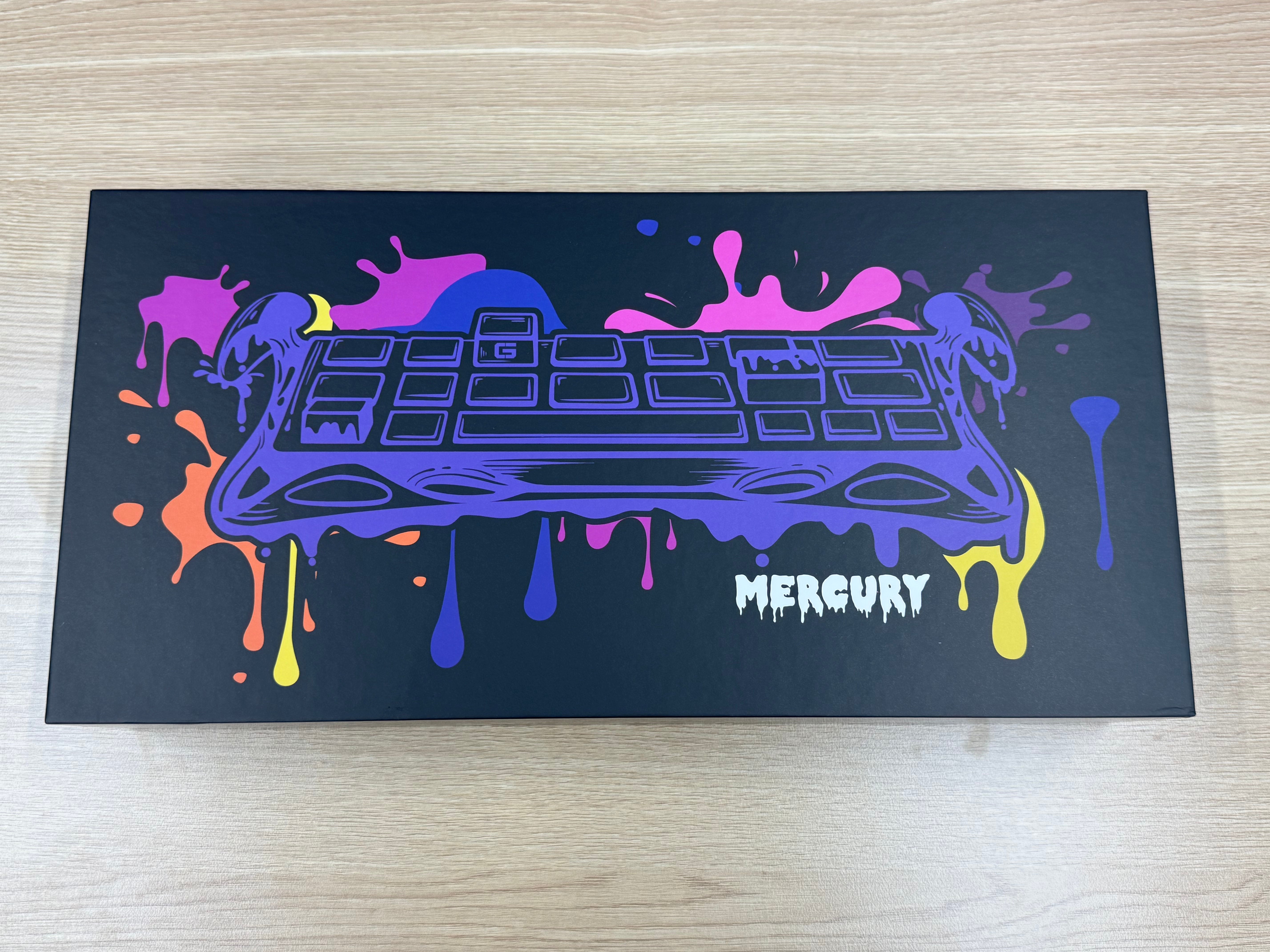 【リファービッシュ品】Mercury V75 - ラベンダーパープル(US配列)正面ライト1ヵ所青色灯不良、仕様痕跡あり GS V75_PL-0001