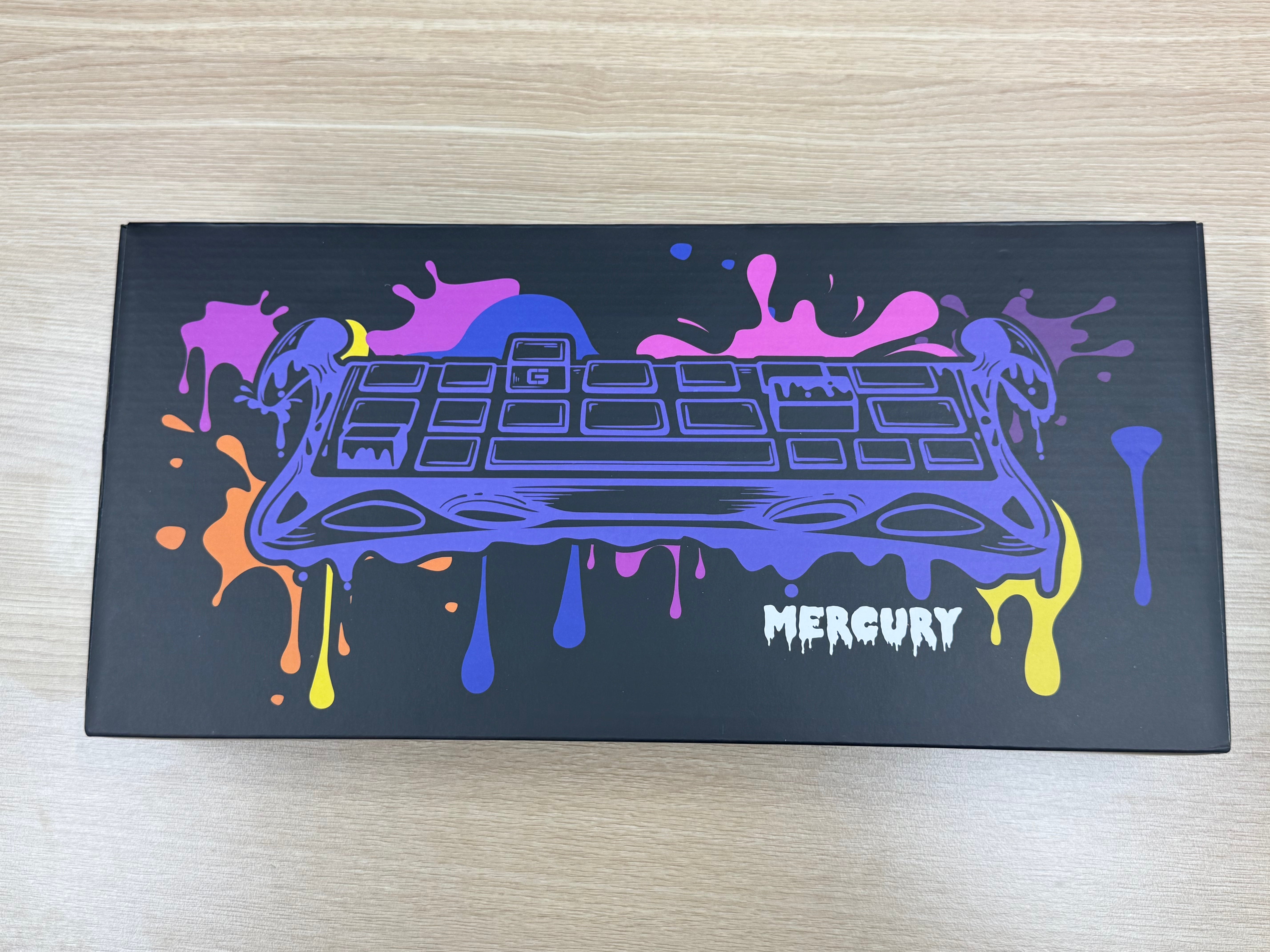 【リファービッシュ品】Mercury K1 ‐ ラベンダーパープル(US配列)ロゴライトの焼き付き、開封済み GS K1_PL-0001