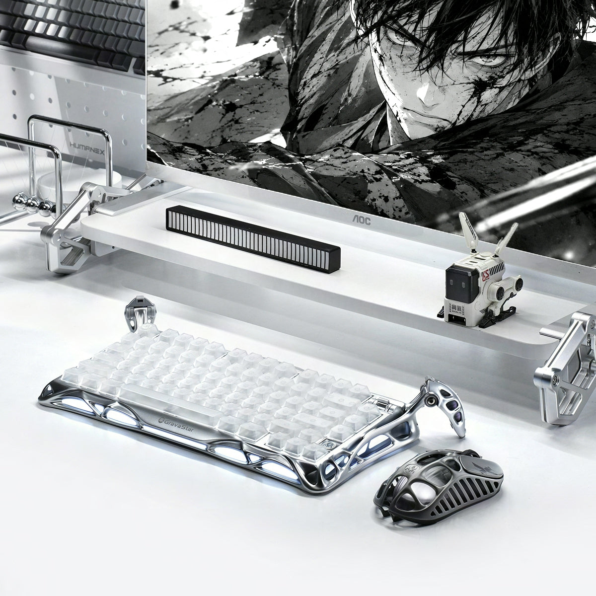 【先行予約販売】 Mercury K1 Pro - ゴーストシルバー（US配列） ※8月25日頃、出荷見込み