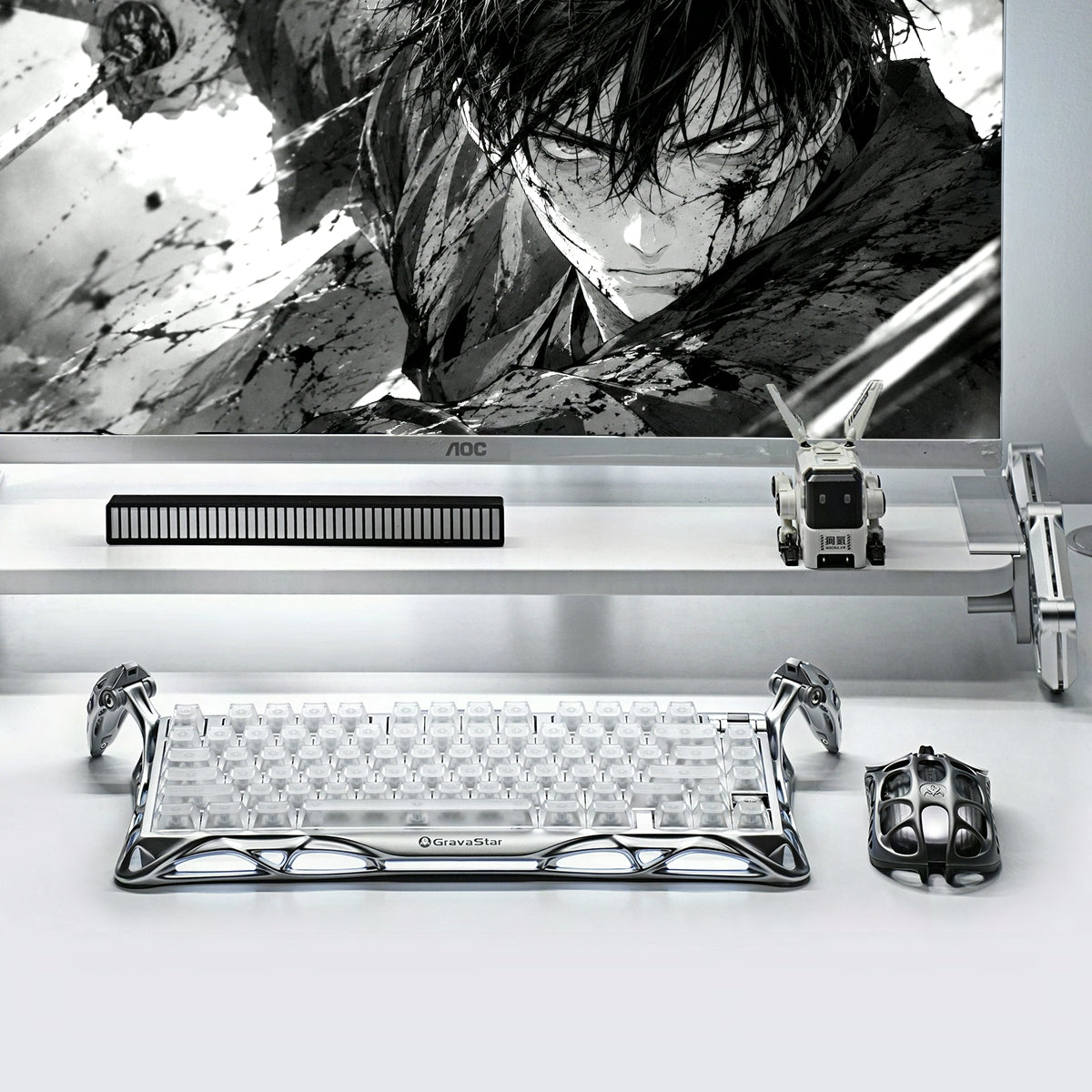 【先行予約販売】 Mercury K1 Pro - ゴーストシルバー（US配列） ※8月25日頃、出荷見込み
