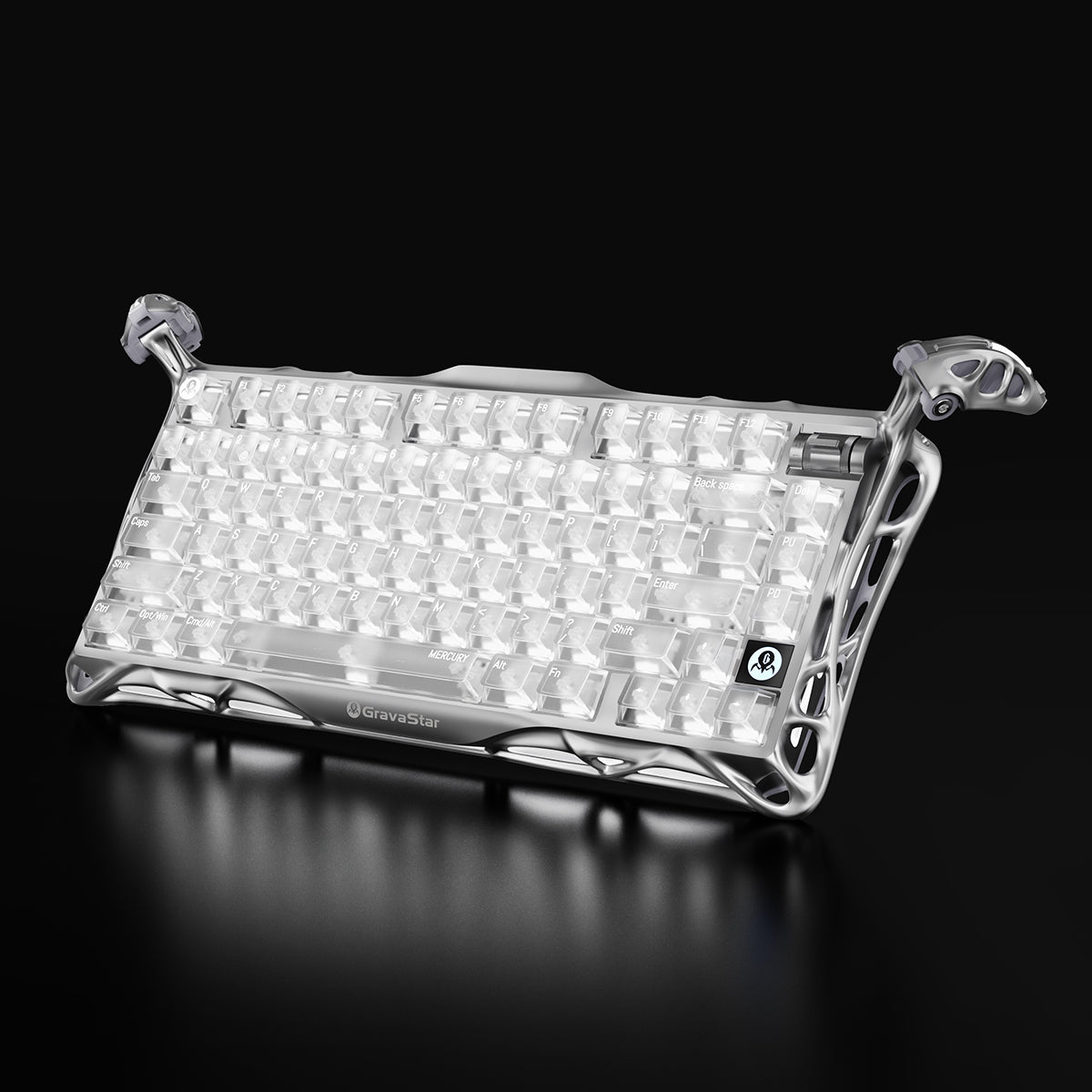 【先行予約販売】 Mercury K1 Pro - ゴーストシルバー（US配列） ※8月25日頃、出荷見込み