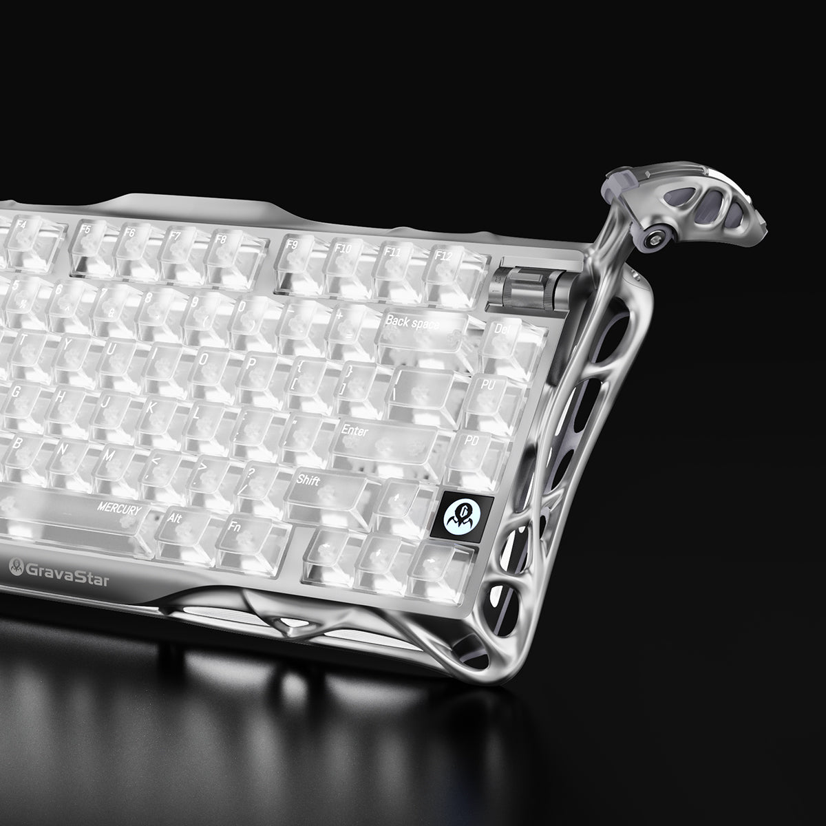 【先行予約販売】 Mercury K1 Pro - ゴーストシルバー（US配列） ※8月25日頃、出荷見込み