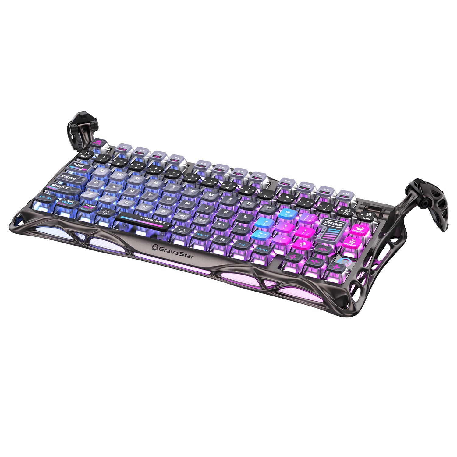 GravaStar K1 PRO メカニカルキーボード Mercury K1 Pro サイバーパンク ゲーミングキーボード 75% メカニカル