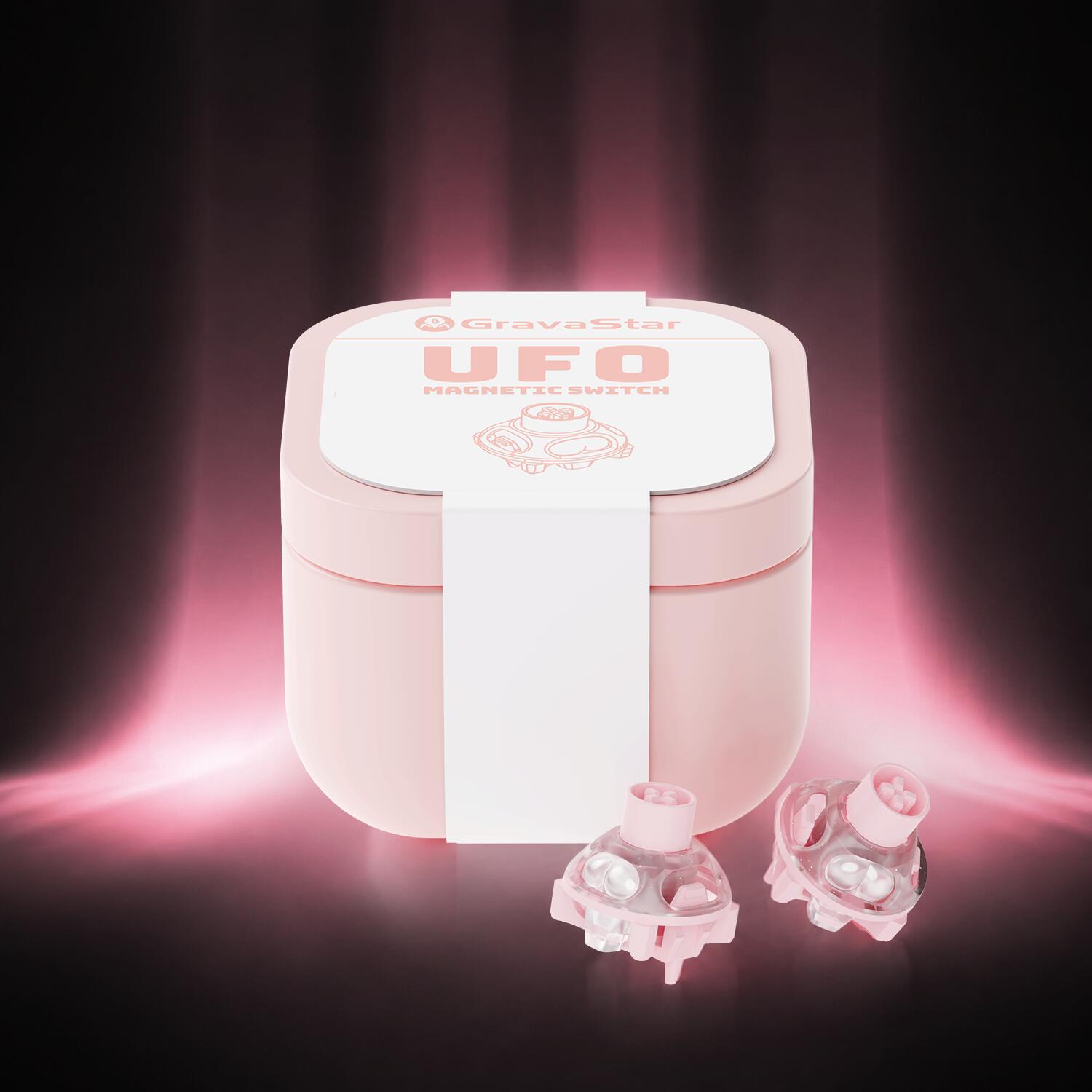 GravaStar UFO マグネティックスイッチ ― ホール効果ゲーミングスイッチ