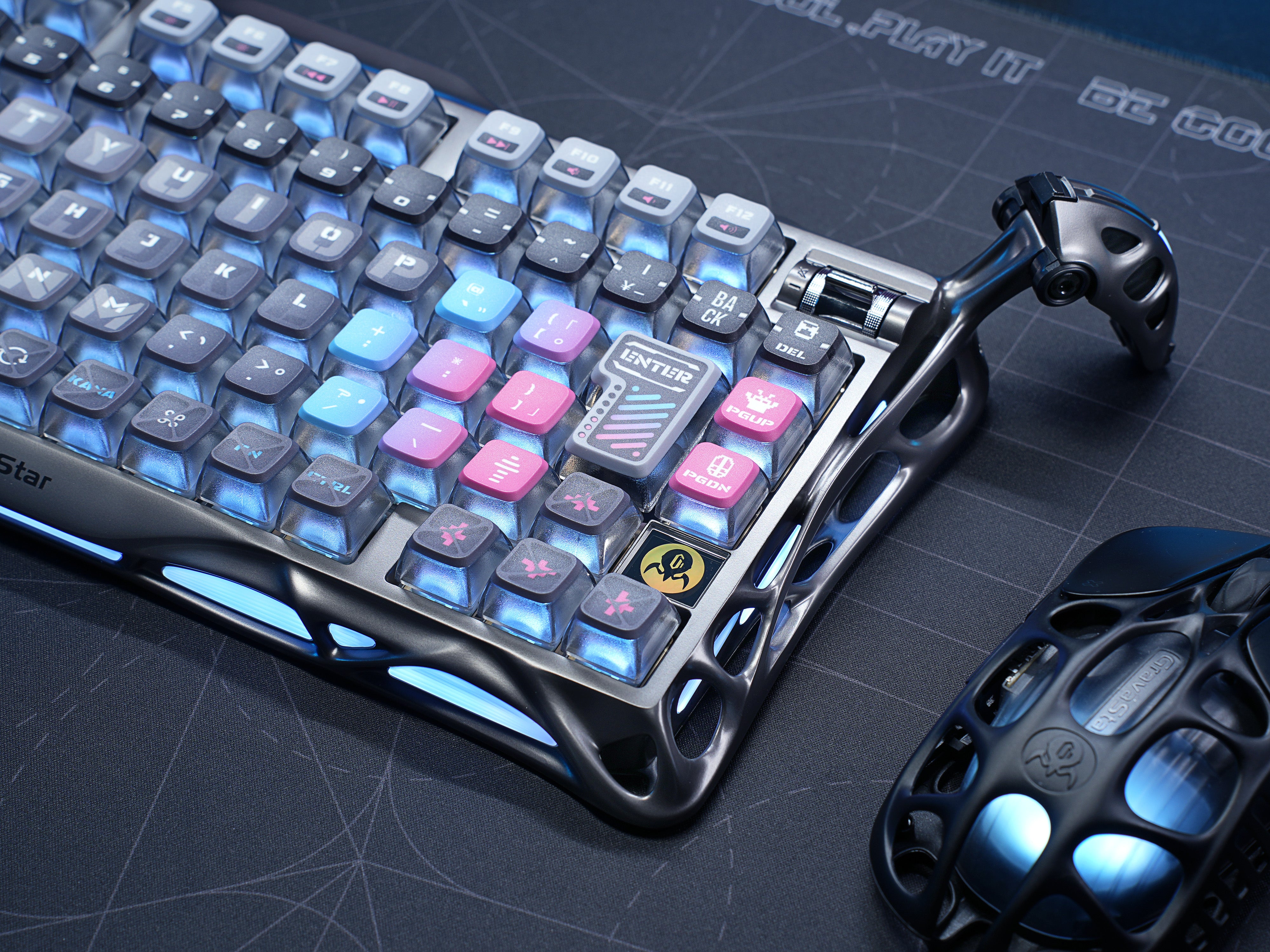 Mercury K1 Pro サイバーパンク ゲーミングキーボード 75% メカニカル Mercury K1 Pro サイバーパンク ゲーミングキーボード 75% メカニカル