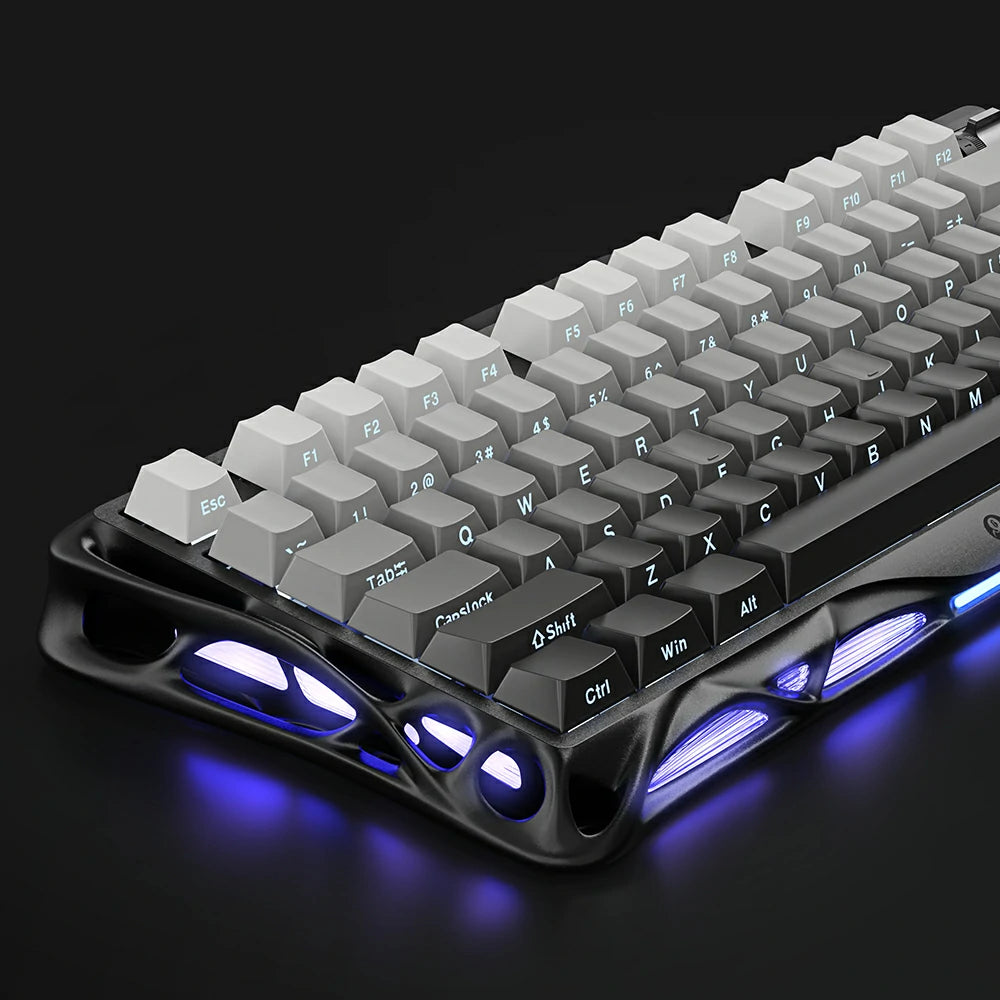 GRAVASTAR Mercury キーボードK1マウスXセット Mercury K1 グラデーションブラック 75%ゲーミングメカニカル