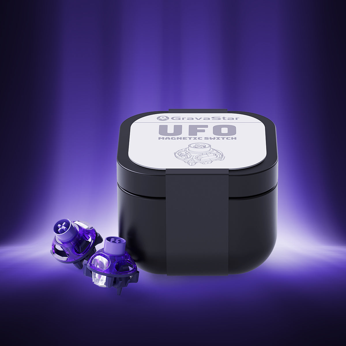 GravaStar UFO マグネティックスイッチ ― ホール効果ゲーミングスイッチ