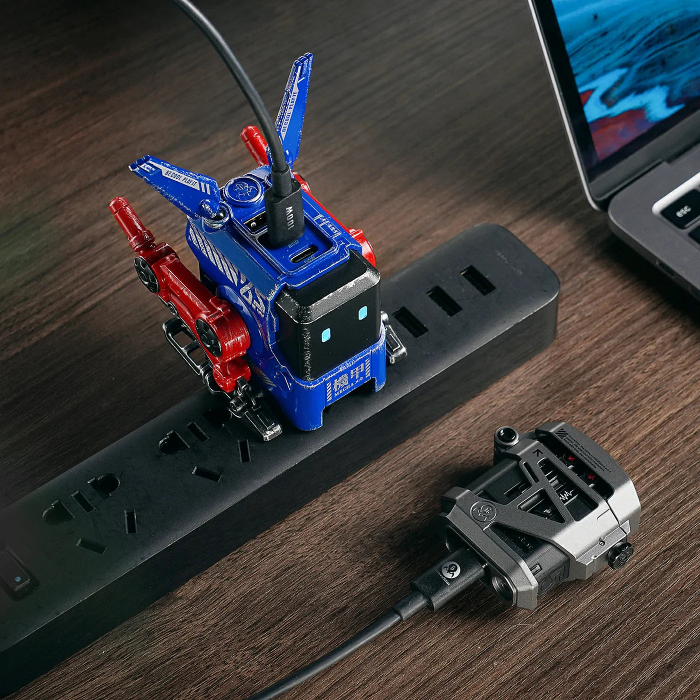 Alpha65 GaN 65W ウォーダメージ ブレイズブルー & 電源タップセット