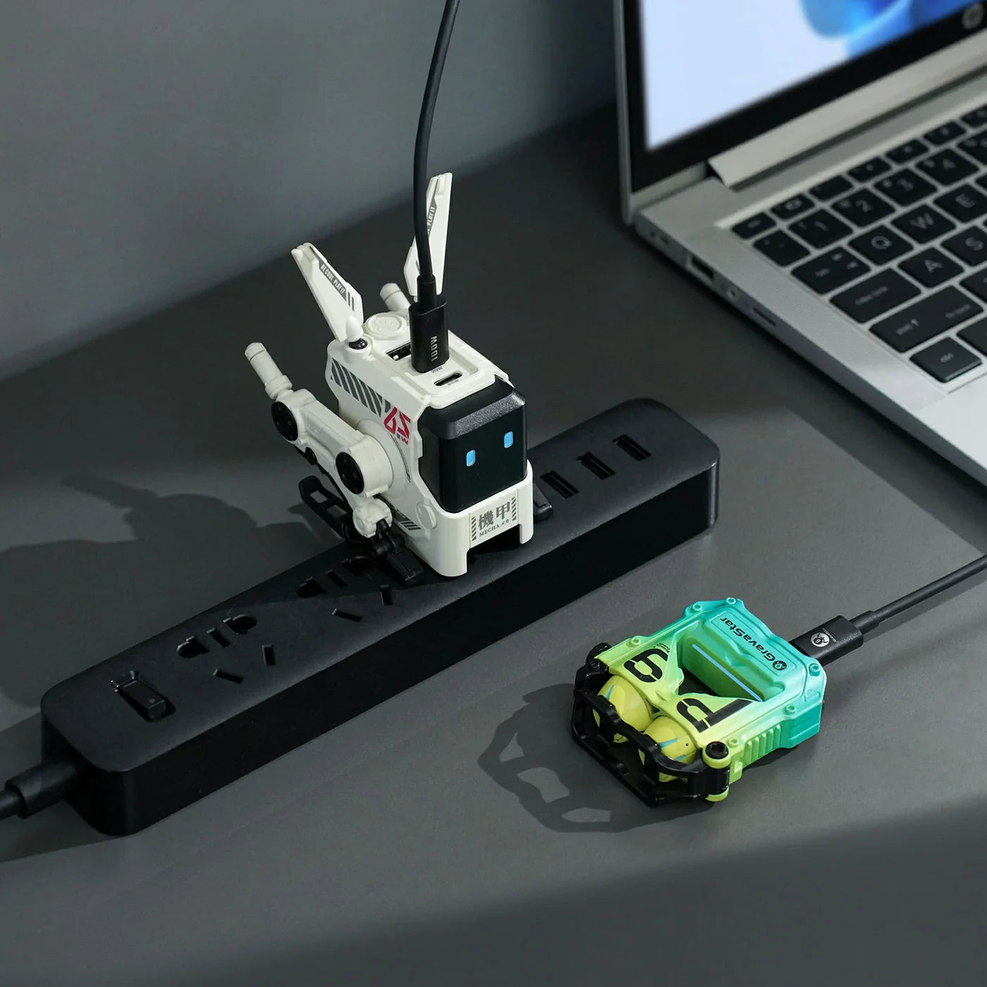Alpha65 GaN 65W ドーンホワイト & 電源タップセット