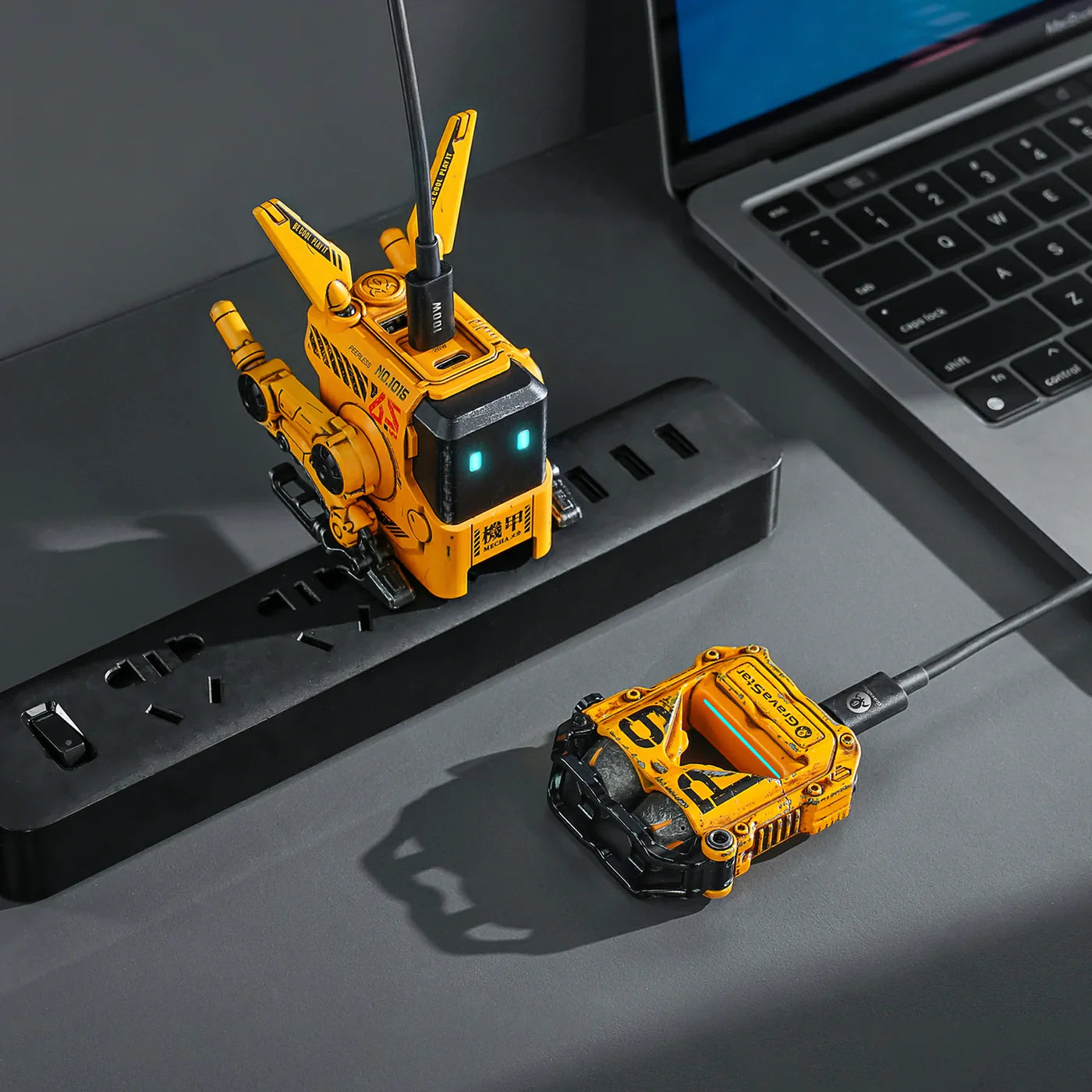 Alpha65 GaN 65W ウォーダメージ イエロー & 電源タップセット