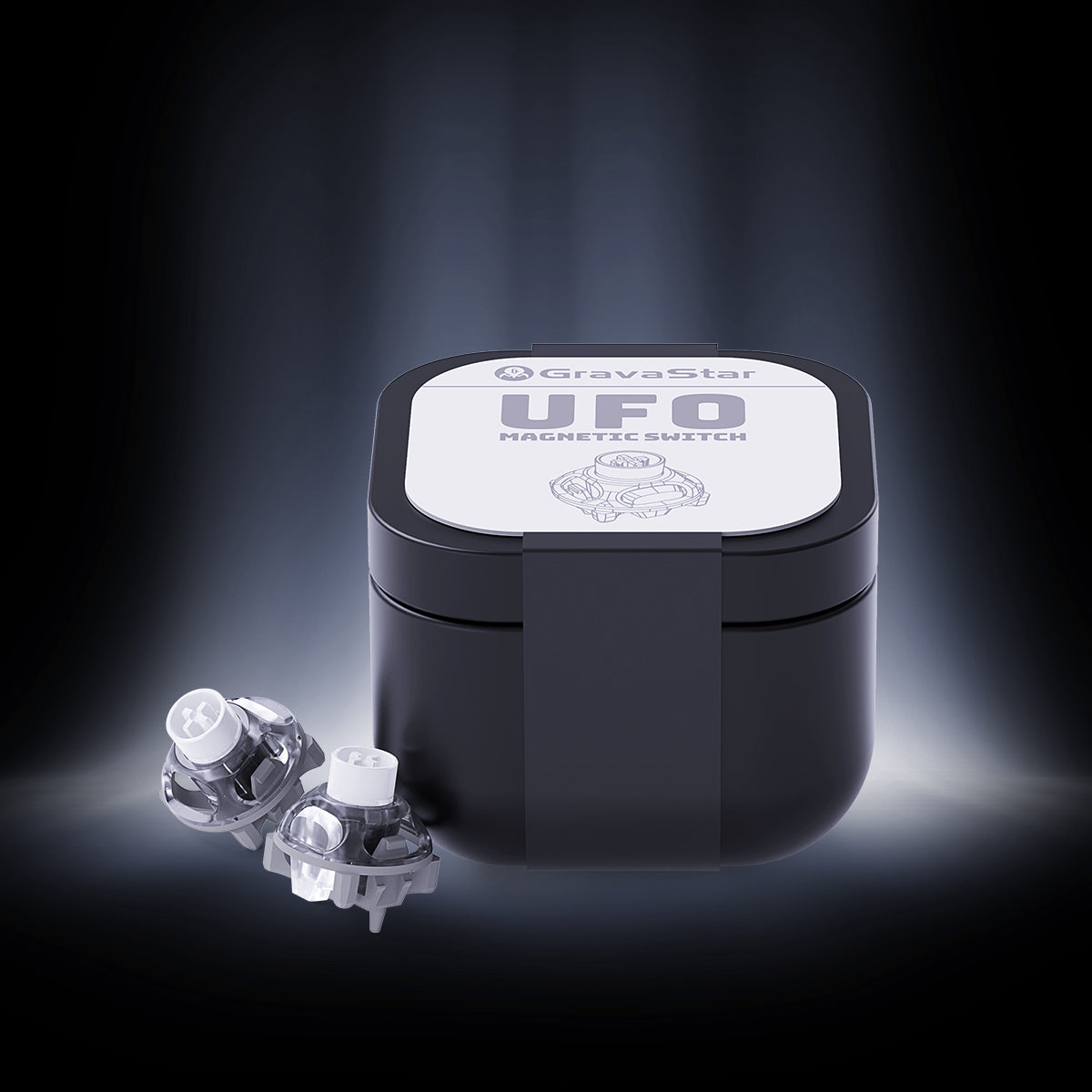 GravaStar UFO マグネティックスイッチ ― ホール効果ゲーミングスイッチ