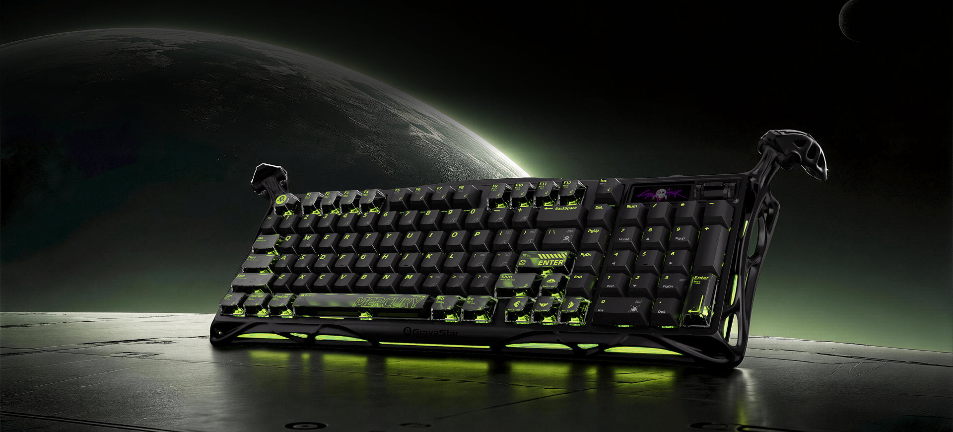 Mercury K98 Pro ファントムブラック | GravaStar 98%メカニカル