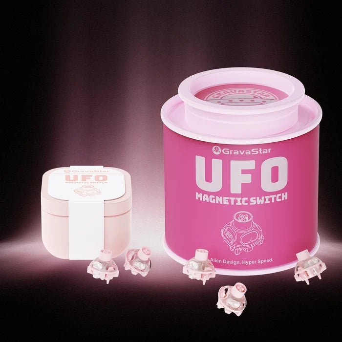 GravaStar UFO マグネティックスイッチ - 磁器HEスイッチ、ラピットトリガー対応