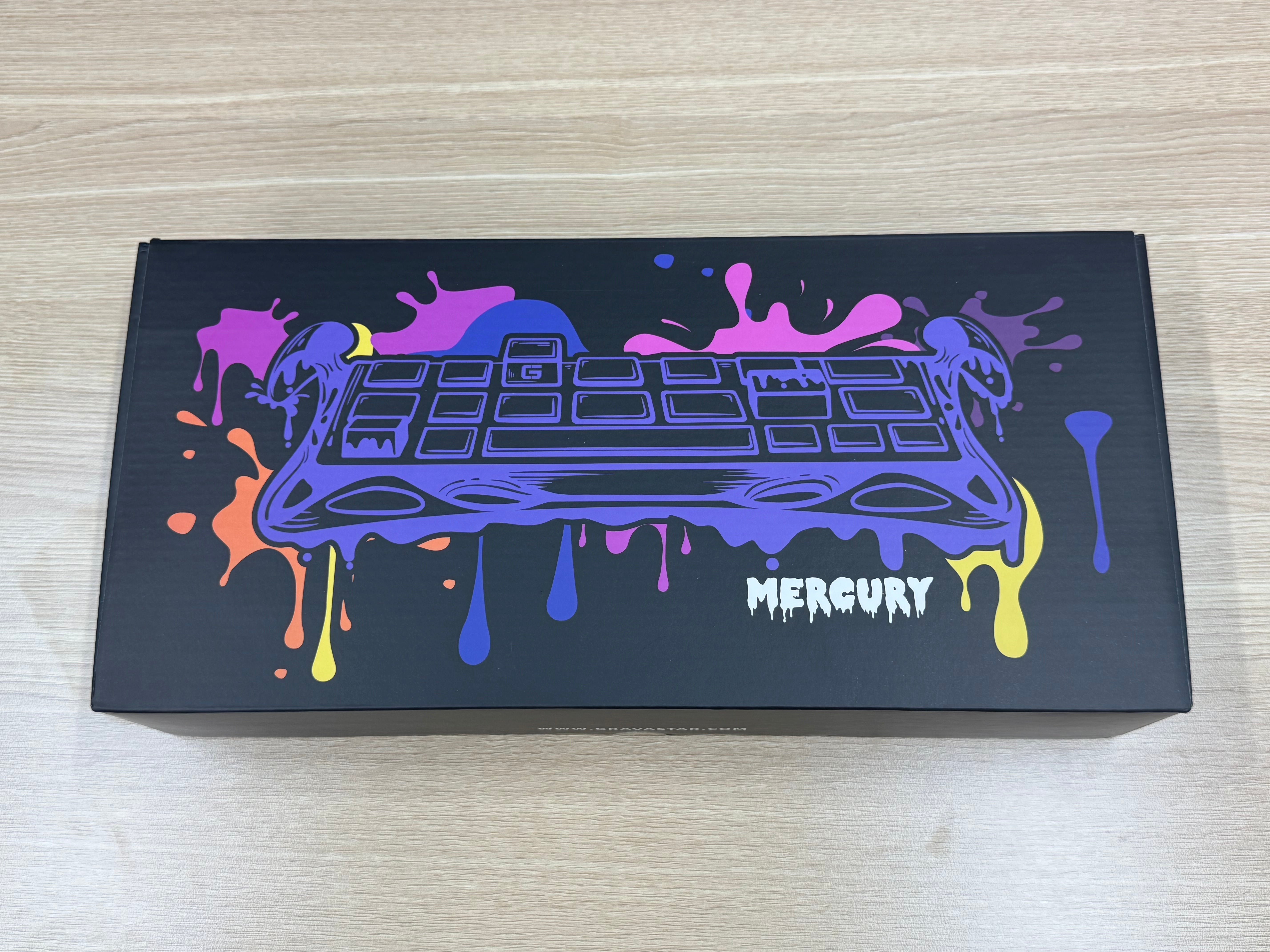 【リファービッシュ品】Mercury K1 ‐ アイスブルー（US配列）ロゴライトの焼き付き、開封済み GS K1_BLU-0003-3