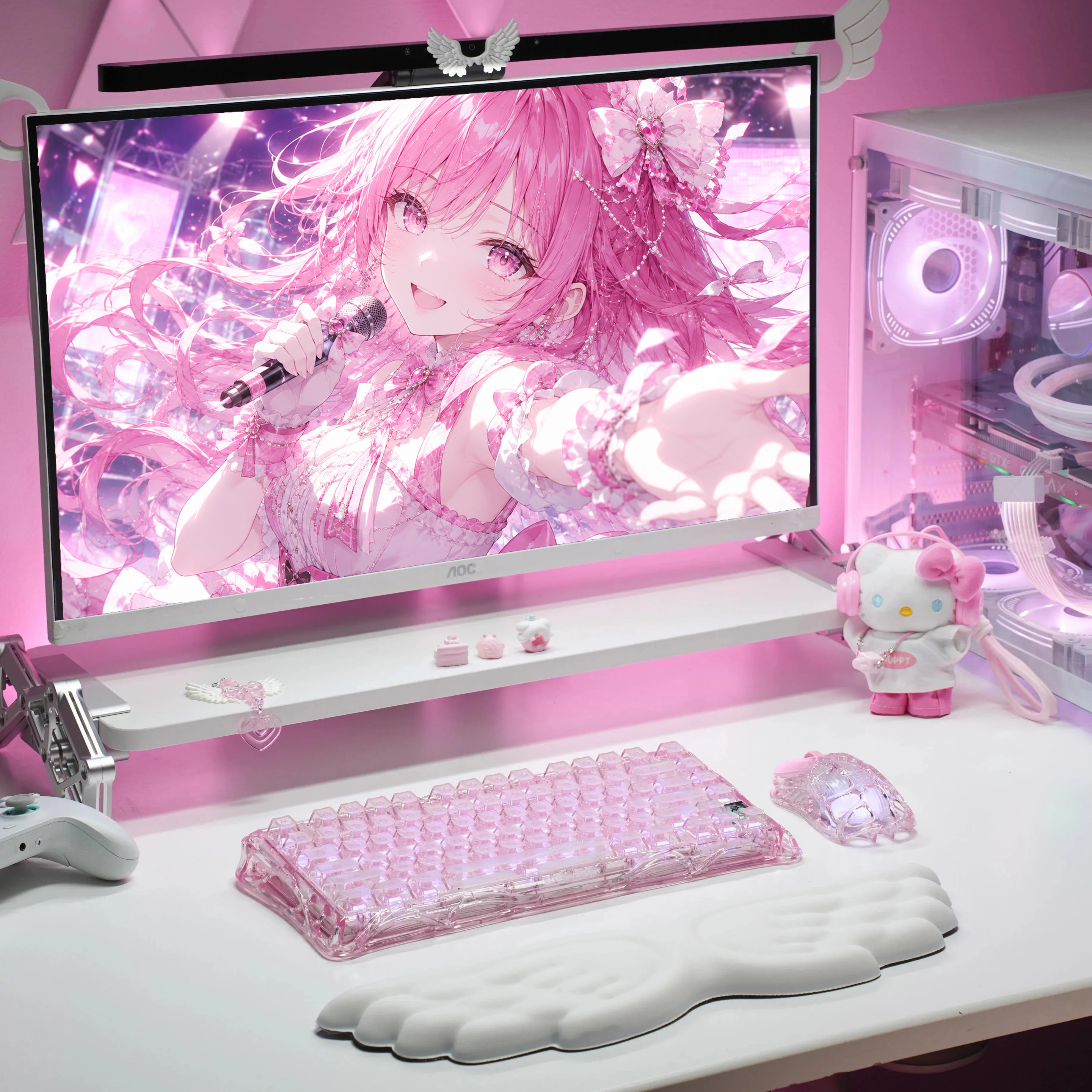 クリスタルローズセット - メカニカルキーボード