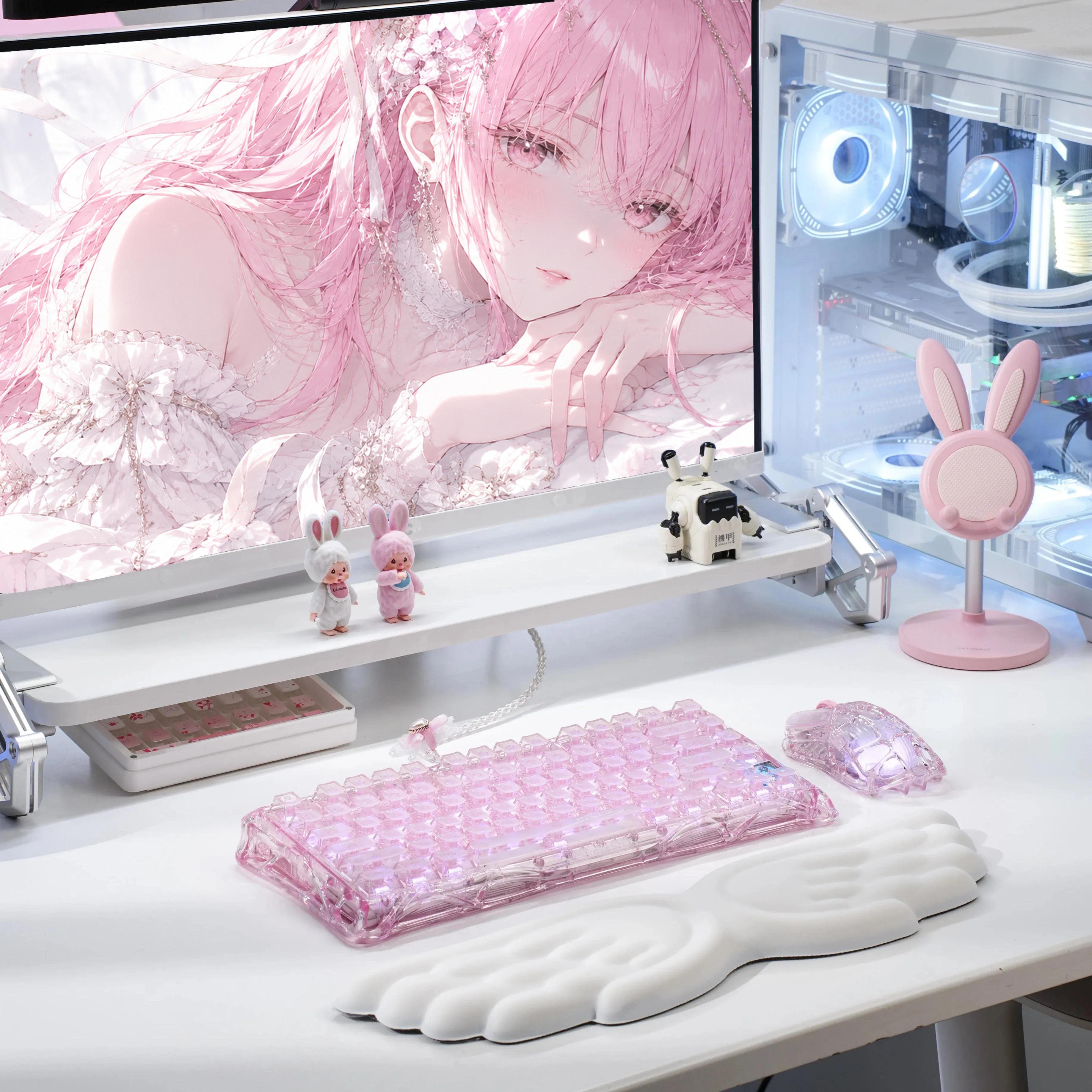 クリスタルローズセット - メカニカルキーボード