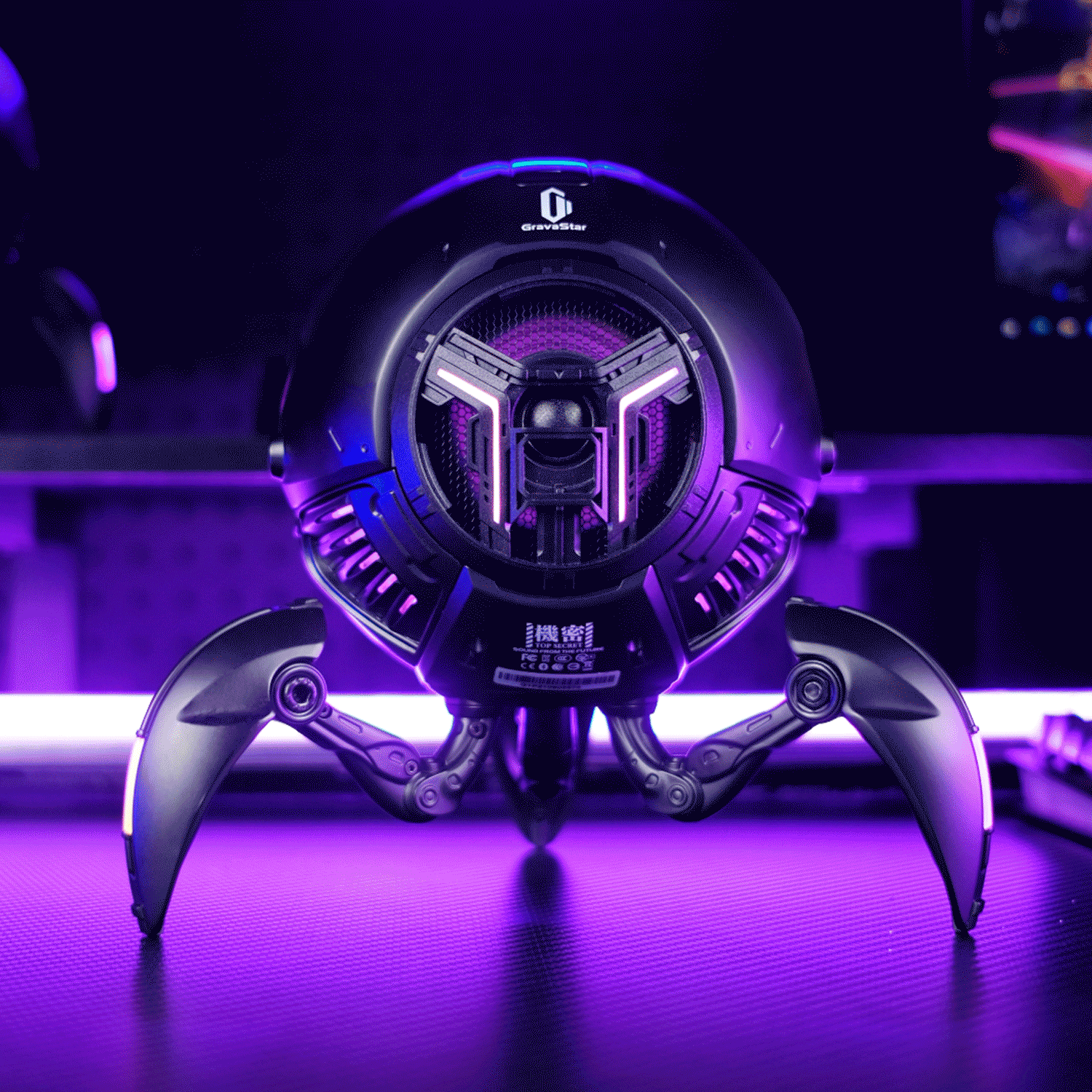 Mars Pro ブラック | 20W Bluetooth ワイヤレススピーカー RGB ライト付き Mars Pro ブラック | 20W Bluetooth ワイヤレススピーカー RGB ライト付き