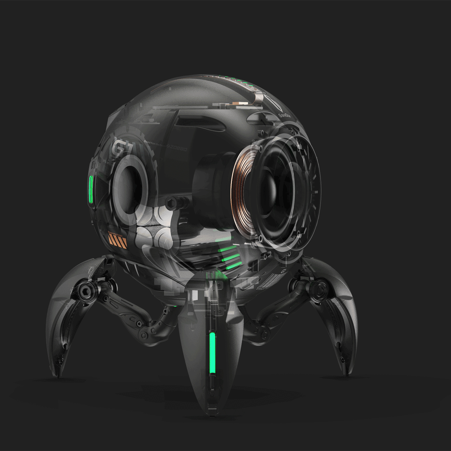 Mars Pro ブラック | 20W Bluetooth ワイヤレススピーカー RGB Mars Pro ブラック | 20W Bluetooth ワイヤレススピーカー RGB